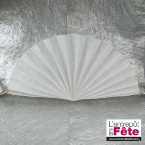 Guirlande à 8 rosaces Blanc