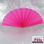 Guirlande à 8 rosaces Fuschia