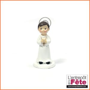 Sujet communion garçon aube porte nom