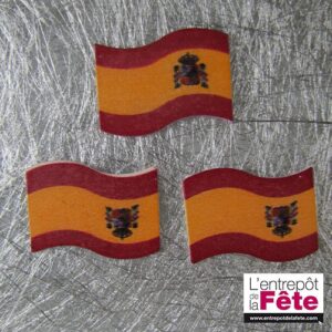 Confettis de table drapeau x16 Espagne