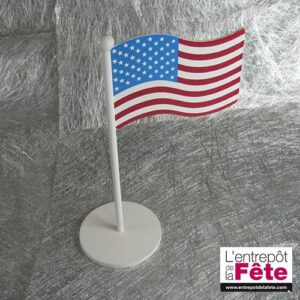 Drapeau sur pied USA