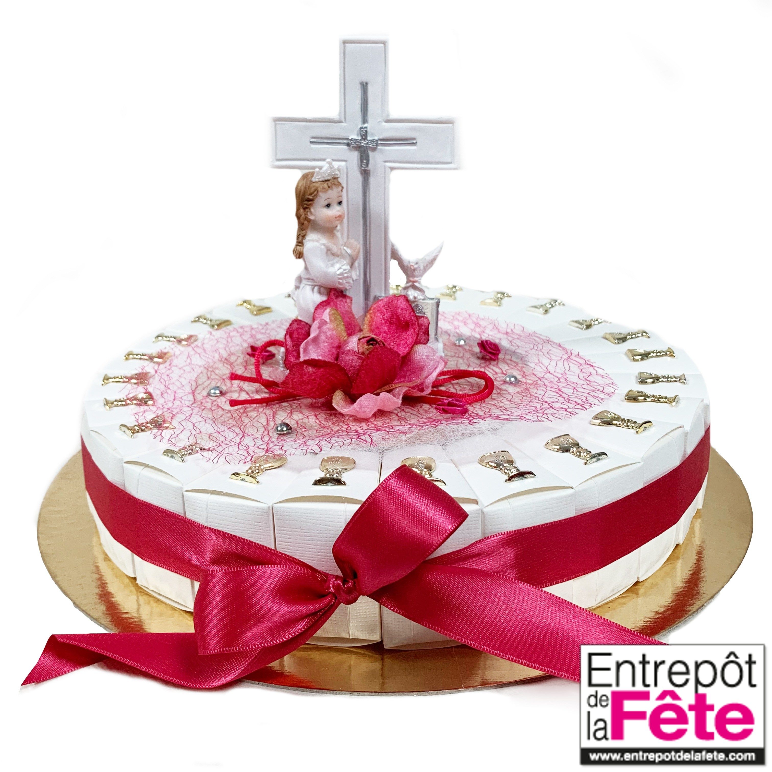 Gateau De Dragee Communion L Entrepot De La Fete