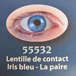 Lentilles de contact Iris bleu