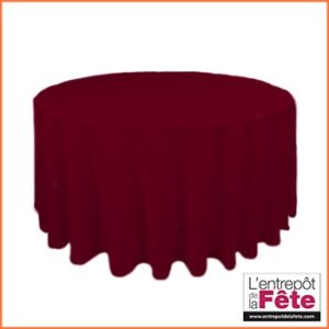 Nappes rondes Bordeaux