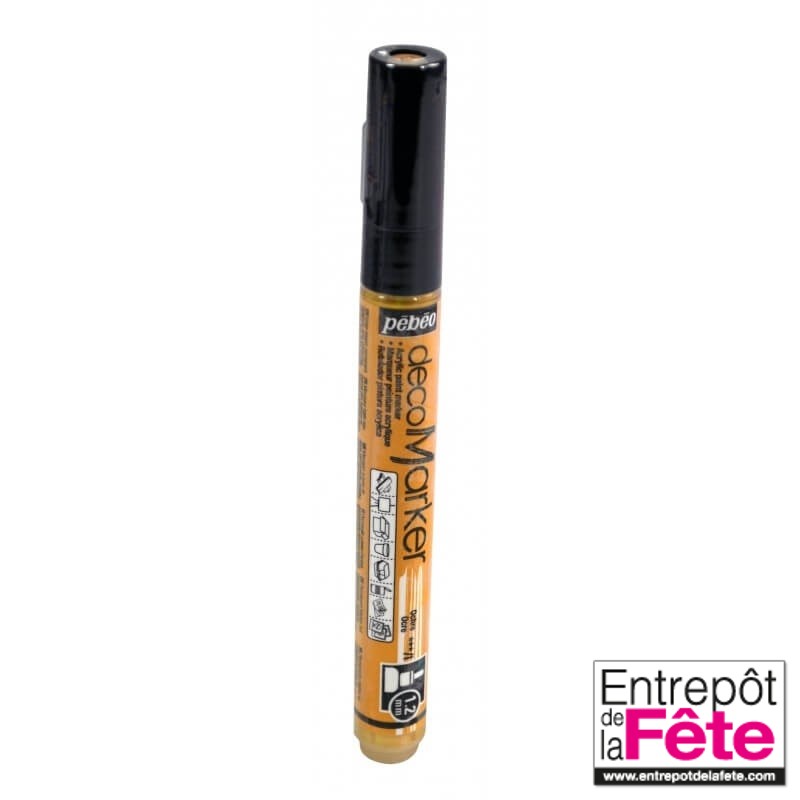 Feutre peinture decoMarker 1.2 mm Or & Argent