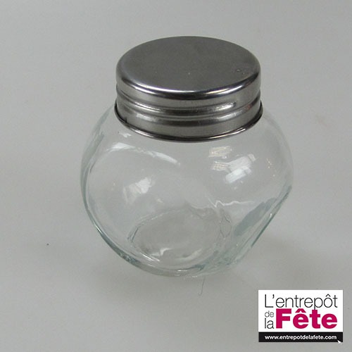 Petit pot en verre blanc - L'Entrepôt de la Fête