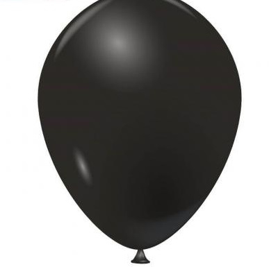 Ballon noir opaque x100 - L'Entrepôt de la Fête