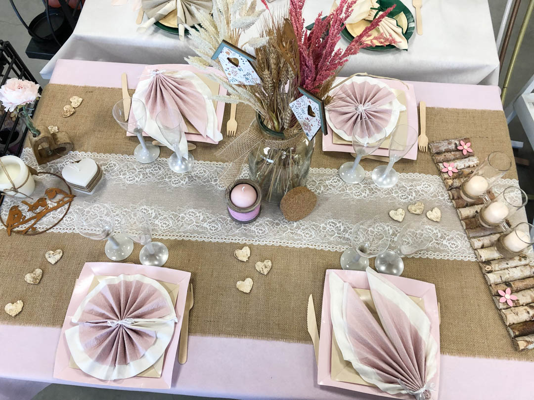 Une table nature pour toute occasion - L'Entrepôt de la Fête